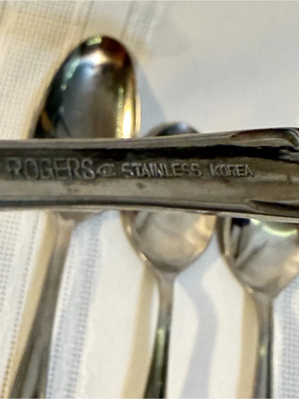4 Pc Strathmore Stainless Steel Rogers Oneida 2 Tablespoons 2 Teaspoons Flatware